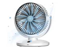 Ventilador De Mesa Para Escritório Com 3 Velocidades, Bateria
