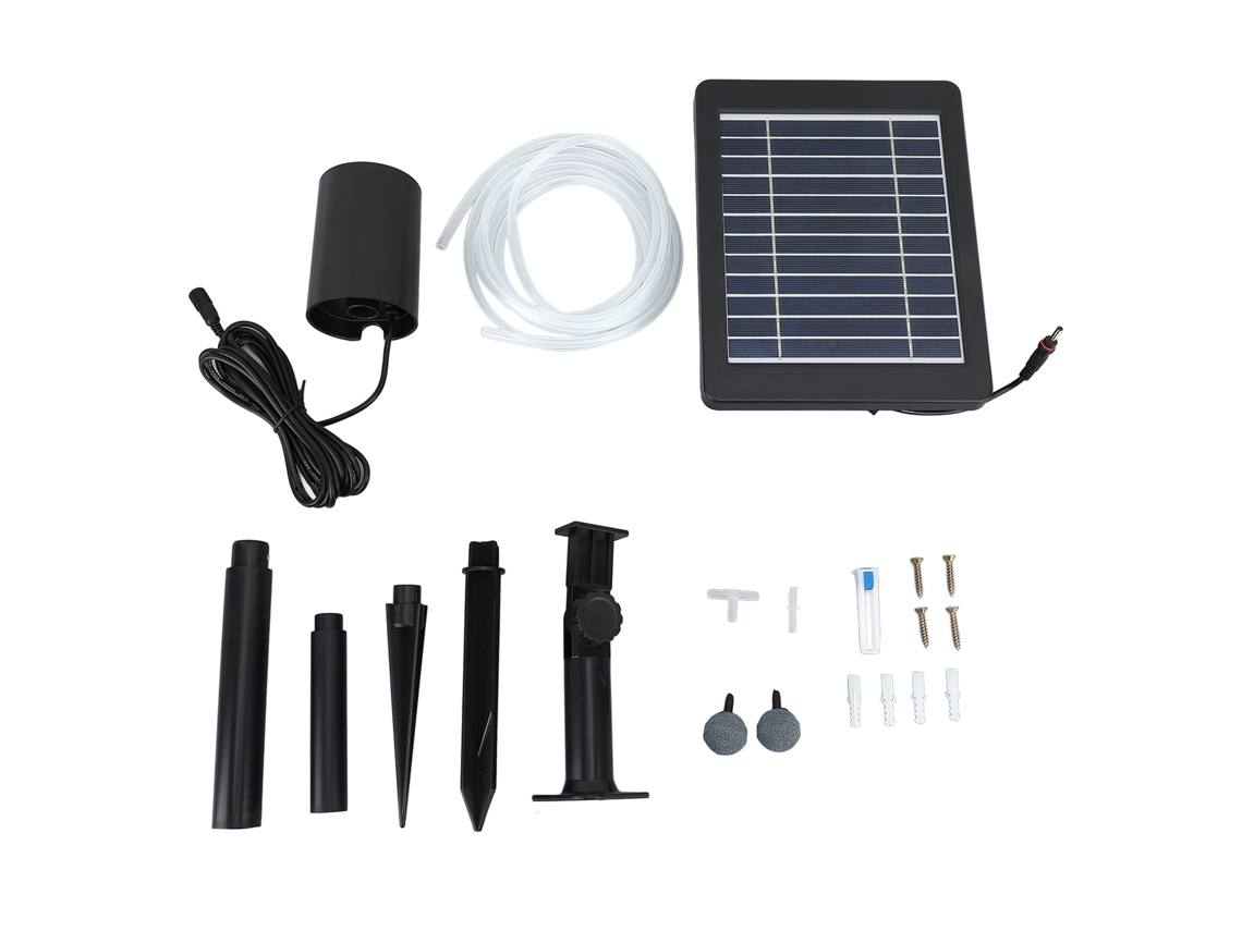 Kit de Bomba de Ar Solar Aerador de Lago 6v 4w | S/MARCA