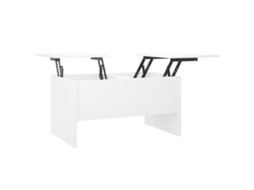 Coffee Table, Coffee Tables Vidaxl Branco Madeira Processada (80 X 50 X 42.5 Cm)