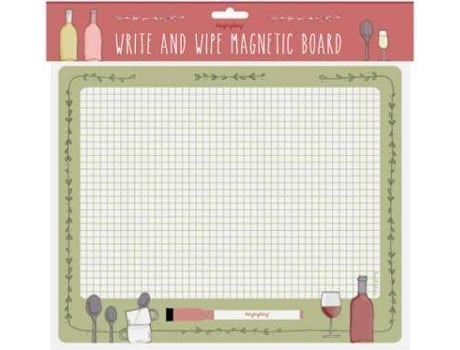 Quadro Magnético DAY BY DAY SOS Cozinha: Write and Wipe