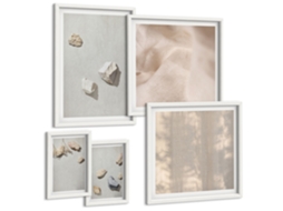 Conjunto De Pinturas Boho Pedras Praia Decorações Espelharte (5 Peças)