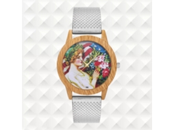 Reloj Analógico De Cuarzo Con Correa De Malla Estilo Zhoulianfa (plata)