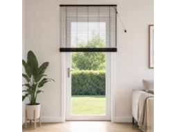 Vidaxl Cortina Veneziana Marrom Escuro 125 X 250 Cm 35 Mm