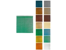 Persiana De Madera Alicantina Con Polea Metálica - Estor Enrollable Para Ventanas, Puertas, Salón Verde (pintada) 100 X 220 Cm