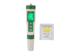 Medidor digital de qualidade da água IP65, 4 em 1, ORP, Cl₂, H₂, temp, bateria LR44 com MARCA