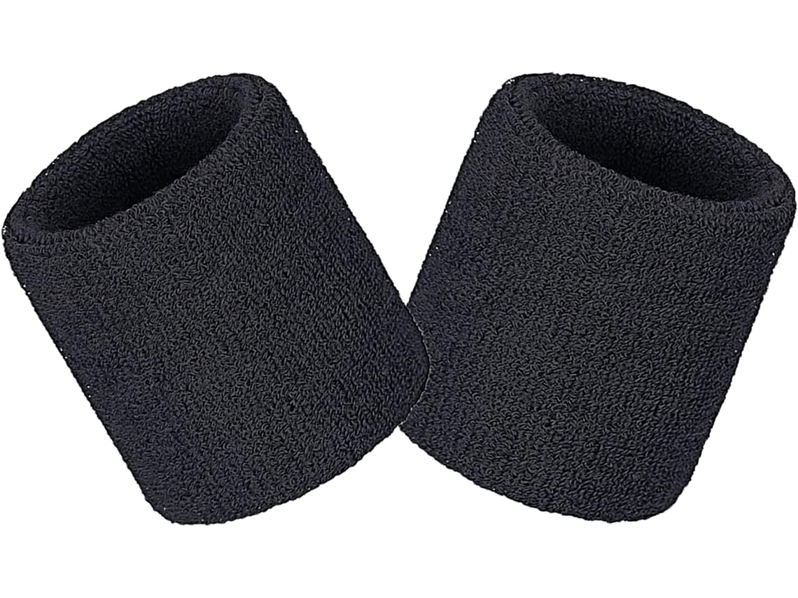 Braçadeira Esportiva Com Tecnologia De Absorção De Umidade - 2 Unidades Para Academia, Tênis, Corrida E Muito Mais