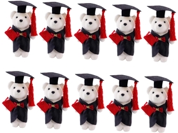 Conjunto De Ursinhos Pelúcia Para Formatura, 20 Peças, Design Temático