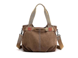 Bolsa de Ombro Mulher, Multifuncional, Mochila Transversal Casual, Hobo Grande, Trabalho, Escola, Praia Cinza S/MARCA