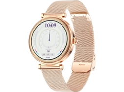 Smartwatch De 1 27 Polegadas Bluetooth Chama Mais De 100 Modos Desportivos Monitorização De Saúde Ouro Rosa Yunzii