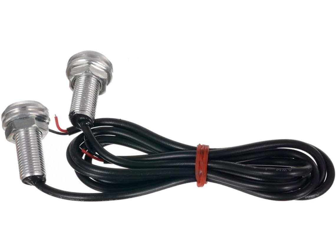 Conjunto de 2 faróis de LED para carros e motocicletas, com funções de farol alto/baixo e farol de neblina.