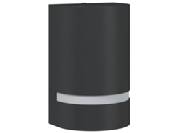Luz de parede exterior VIDAXL Preto Alumínio (80x100x150 mm)