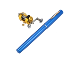 Kit de Vara e Molinete de Pesca Telescópico Mini | S/MARCA