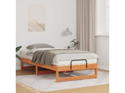 Vidaxl Estrutura Da Cama Castanho 90 X 200 Cm