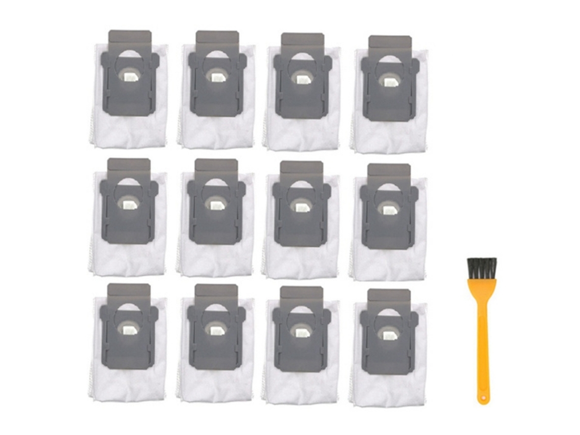 13 pçs aspirador de pó saco substituição robô sacos eliminação automática sujeira para irobot roomba i7 i7/i7 plus e5 e6 e7