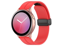 Pulseira De Silicone Para Relógio Xdfind Com Fivela Dobrável Preta E Ranhura Plana