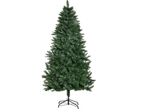 Árvore de Natal HOMCOM 830-354V03 (Verde - 90x90x180 cm - PVC)