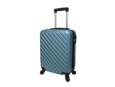 Mala De Cabine / Trolley 47cm 4r. Amovíveis Coco Divo 27 Azul Metálico