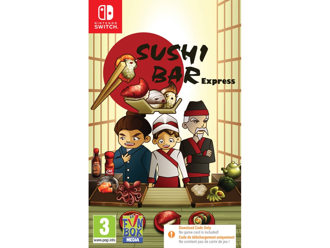 Jogo Nintendo Switch Sushi Bar Express (Código de Descarga na Caixa)