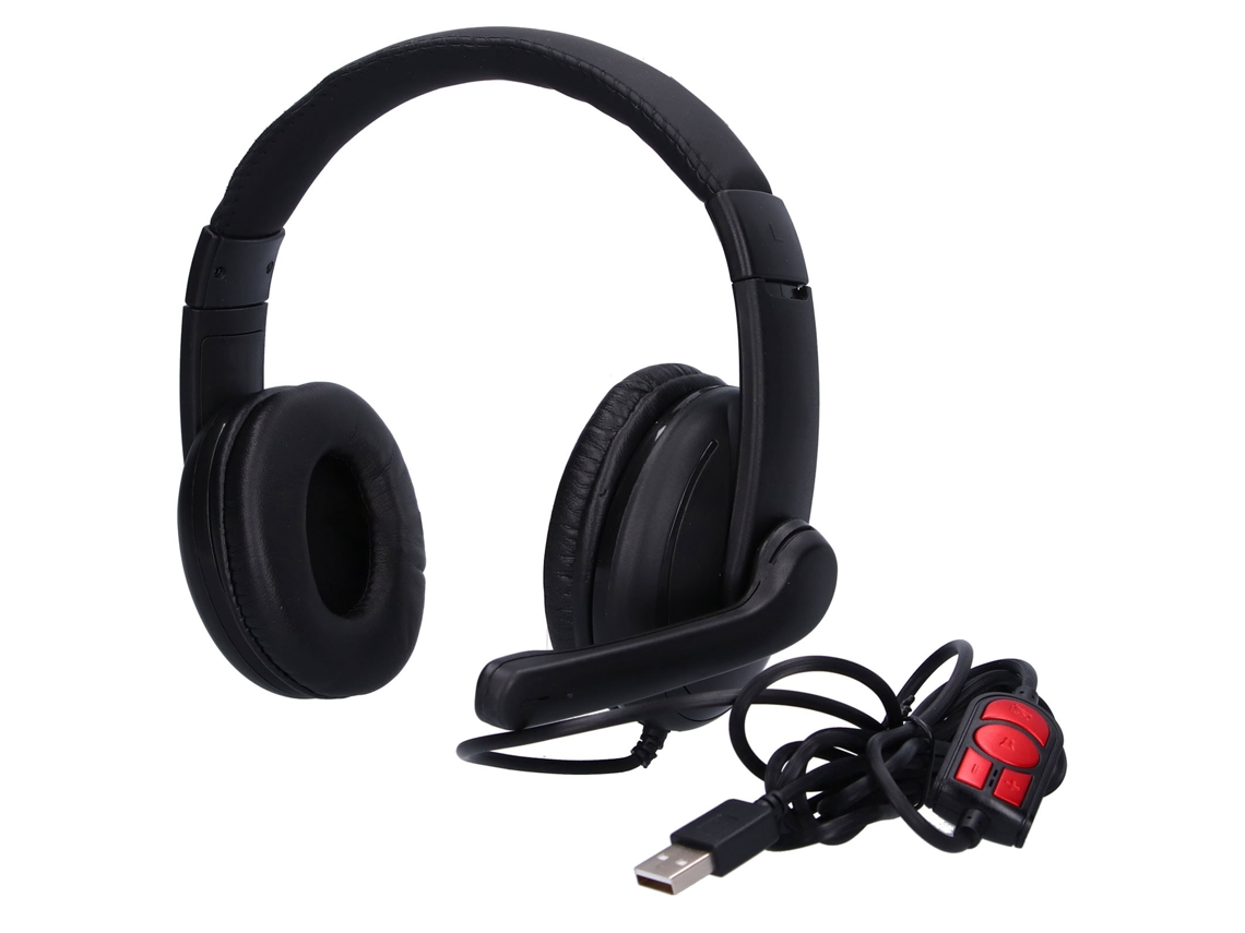 Fone de Ouvido para Jogos EOOCOO (com Microfone, Estéreo com Graves)