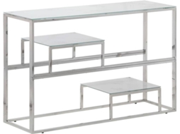 Console Table, Console Tables Vidaxl Prateado Aço Inoxidável (n/a)