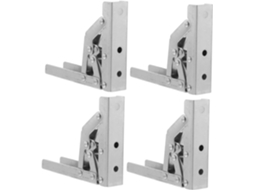Dobradiças Ocultas Para Portas De Armário Imikeya, Conjunto De 4 Peças, Design De Ângulo Amplo 90 Graus, Em Aço Laminado