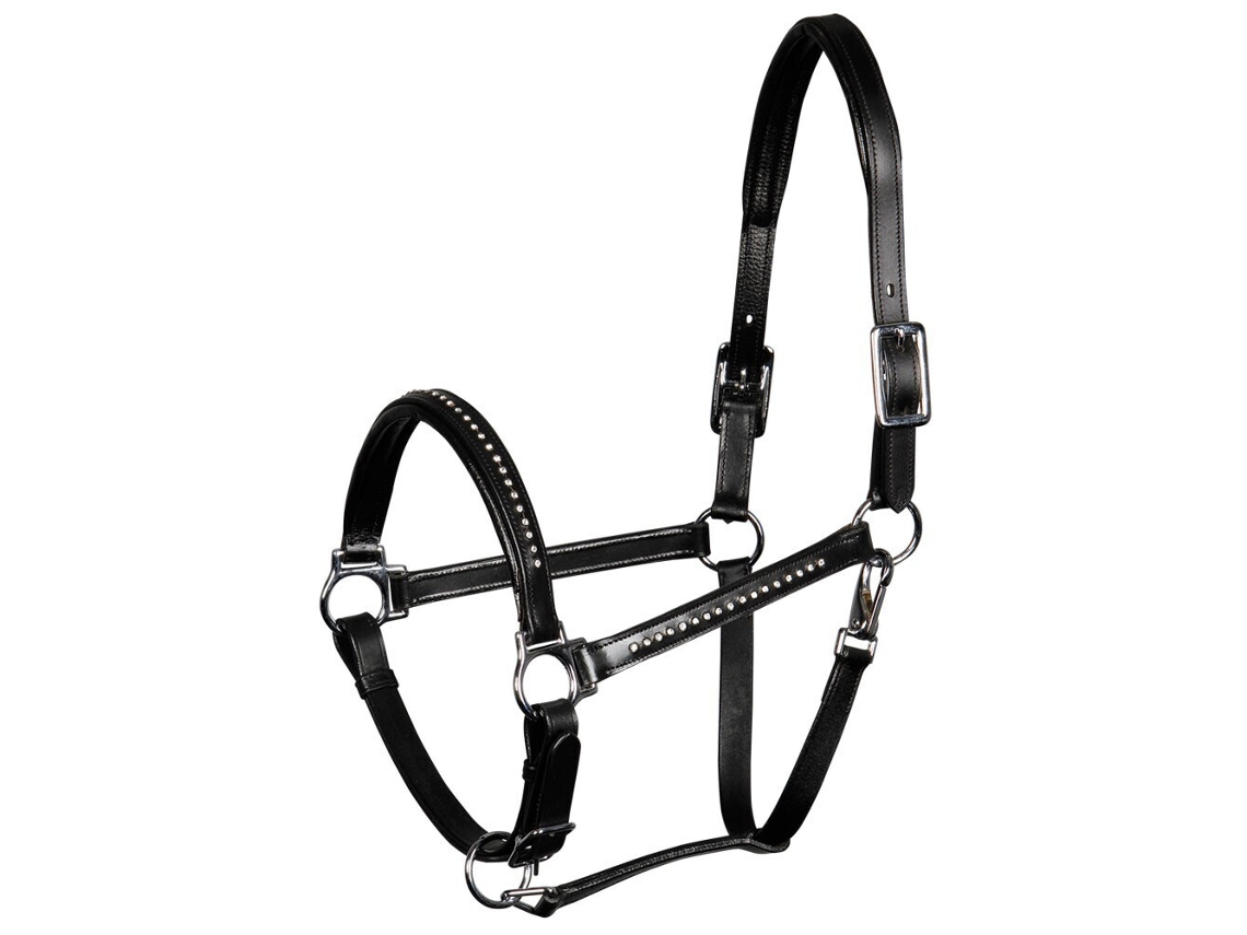 Cabresto de cavalo de couro com cristal Harry's Horse Finesse