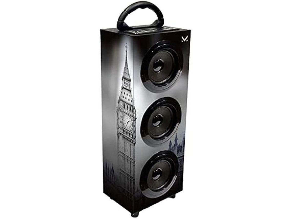 Alto-Falante TS 100BT USB SD AX Sistema de Áudio Bluetooth 3 Alto-Falantes e 1 Subwoofer MAJESTIC