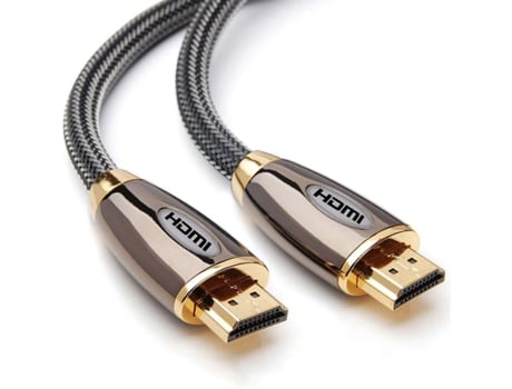Cabo HDMI 5 m 4K alta velocidade 2.0 18Gbps Ethernet ARC trançado Nylon