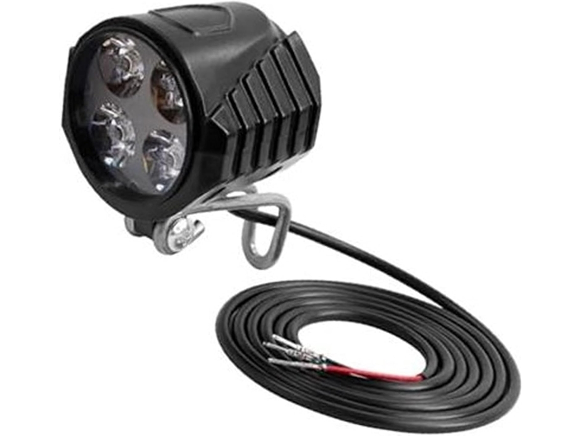 Luz Frontal Para Scooter Elétrica Com Buzina, 4 Leds, À Prova D'água,