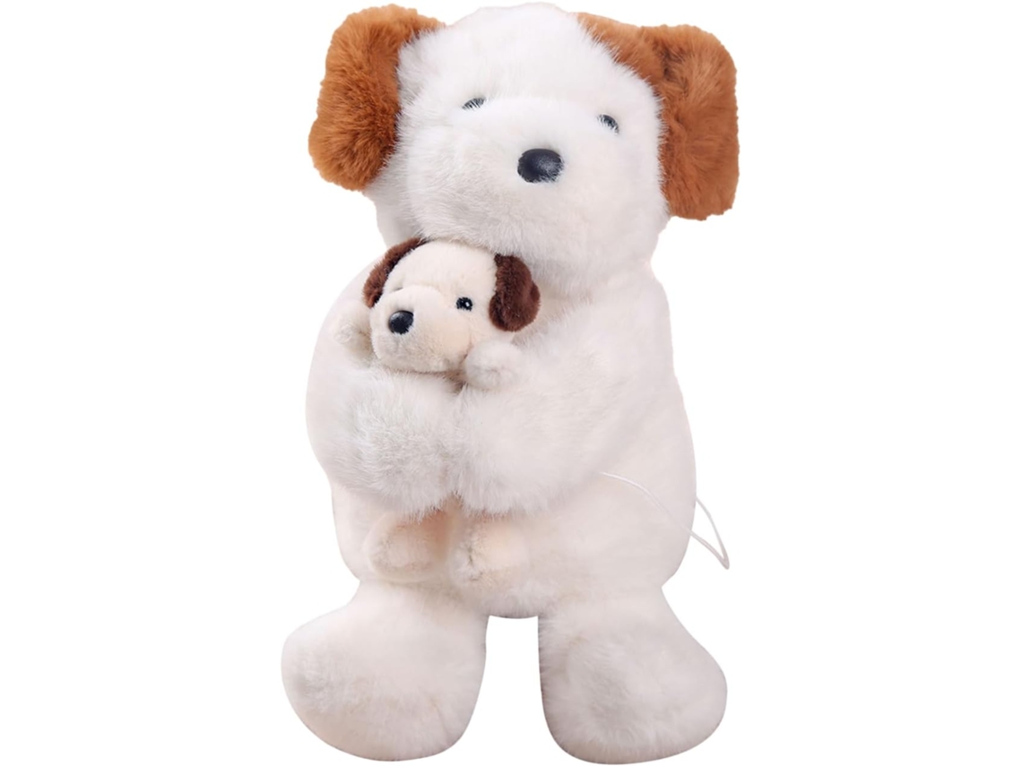 Pelúcia Cachorrinho 30cm Almofada Fofa Brinquedo Calmante