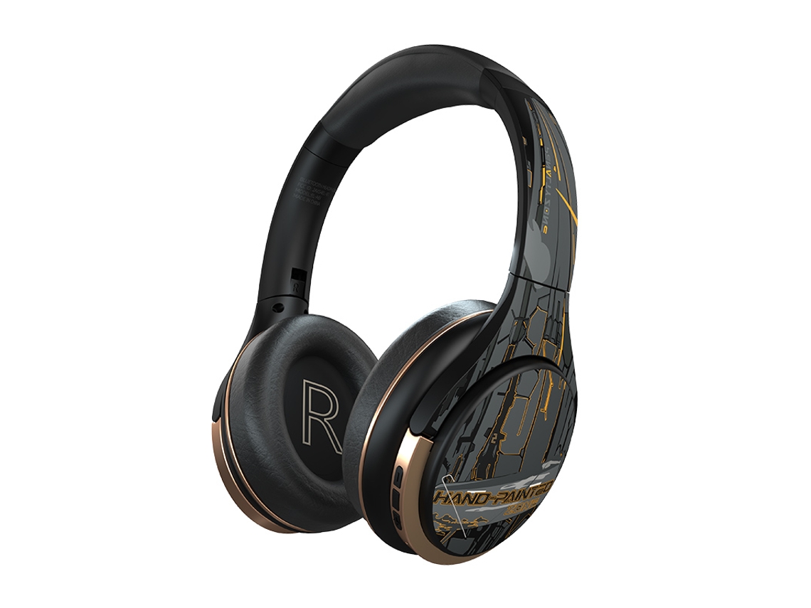 Fones de Ouvido MDUG Bluetooth Sem Fio, Esporte, Cancelamento de Ruído, Controle por Impressão
