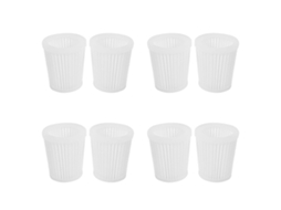 Filtros Hepa Compatível Bosch Gas18v-li Gas 14.4v Li Aspirador 8 Embalagem