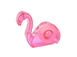 Cortador de Fita Adesiva para Embalagem, Dispensador em Formato Flamingo, Conjunto e D Ispensador C GOKOCO