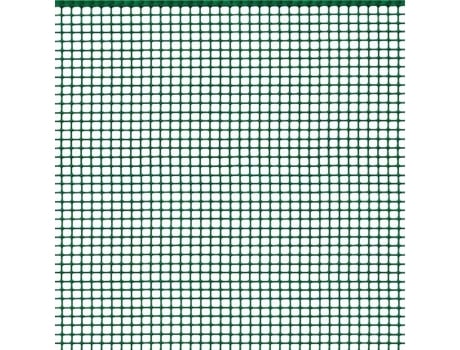 Rede Plástica TENAX Quadra 05 Verde 1 00X50 M Rede de Proteção Multiuso para Varandas Terraços Portões e Cercas