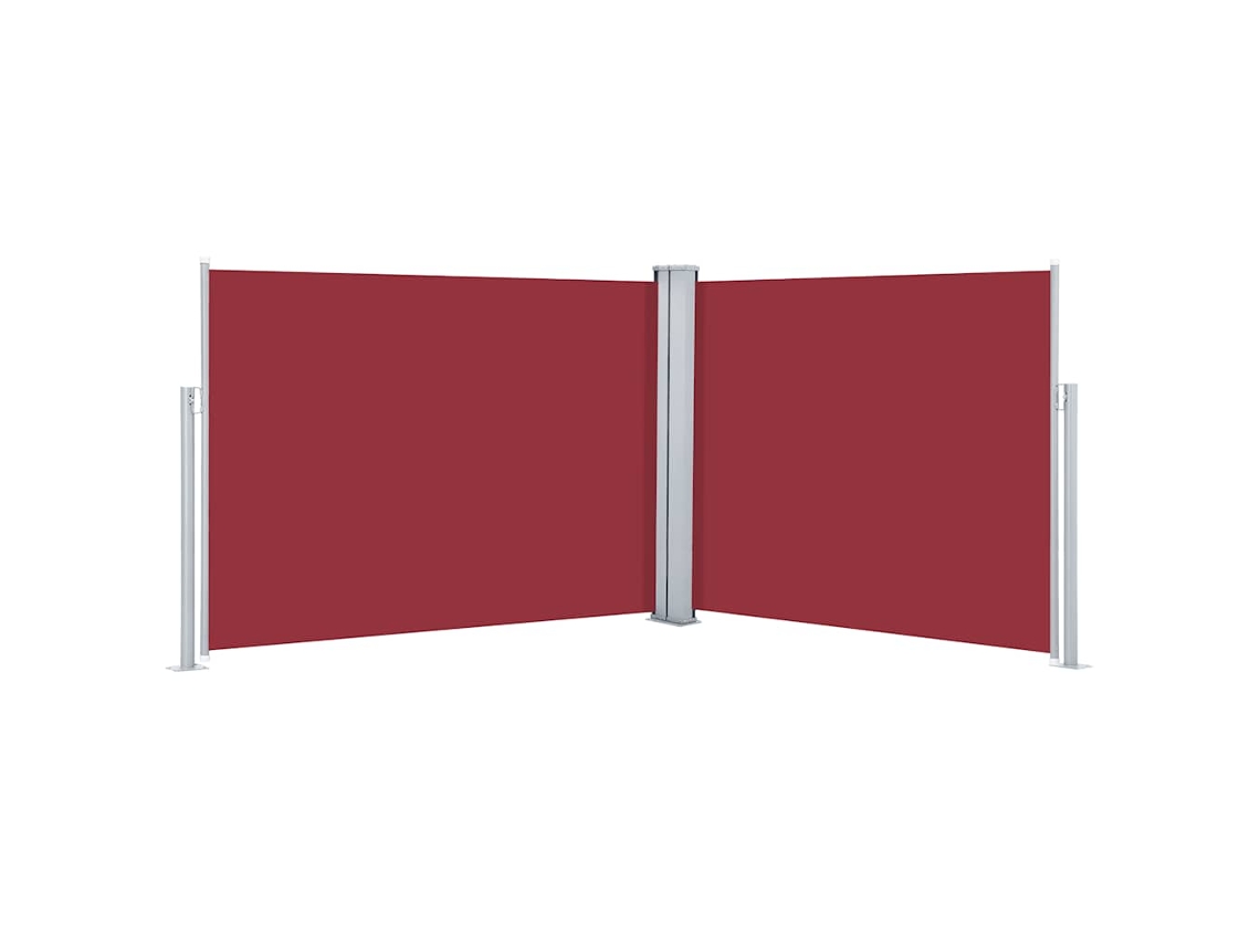 Side Awning, Side Awnings Vidaxl Vermelho Poliéster (140 X 1000 Cm)