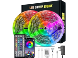 Fita de Led Rgb com Bluetooth, 10m BRILVIBERA