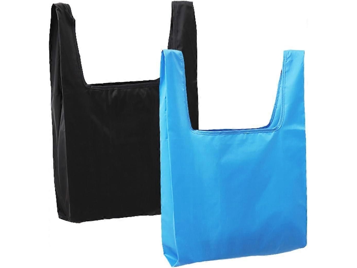 Saco de Compras Reutilizável 2 Pack Saco de Supermercado Lavável Eco friendly Nylon Saco Dobrável para Uso Diário GOKOCO