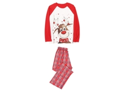 Conjuntos De Pijamas De Natal Com Elmo Para Família Kids Homens Mulheres Mujeres 3xl