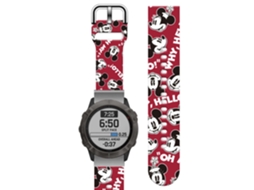 Bracelete Silicone Suave Personalizada Garmin Vivoactive 3 Mickey e Minnie
