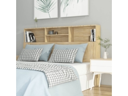 Vidaxl Armário De Cabeceira 160x19x103,5 Cm Cor Carvalho Sonoma