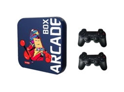 Console De Jogos 3d Tipo D Arcade Box 256g Com 2 Controles Retrô Sem Fio Integrados Ly Ebike