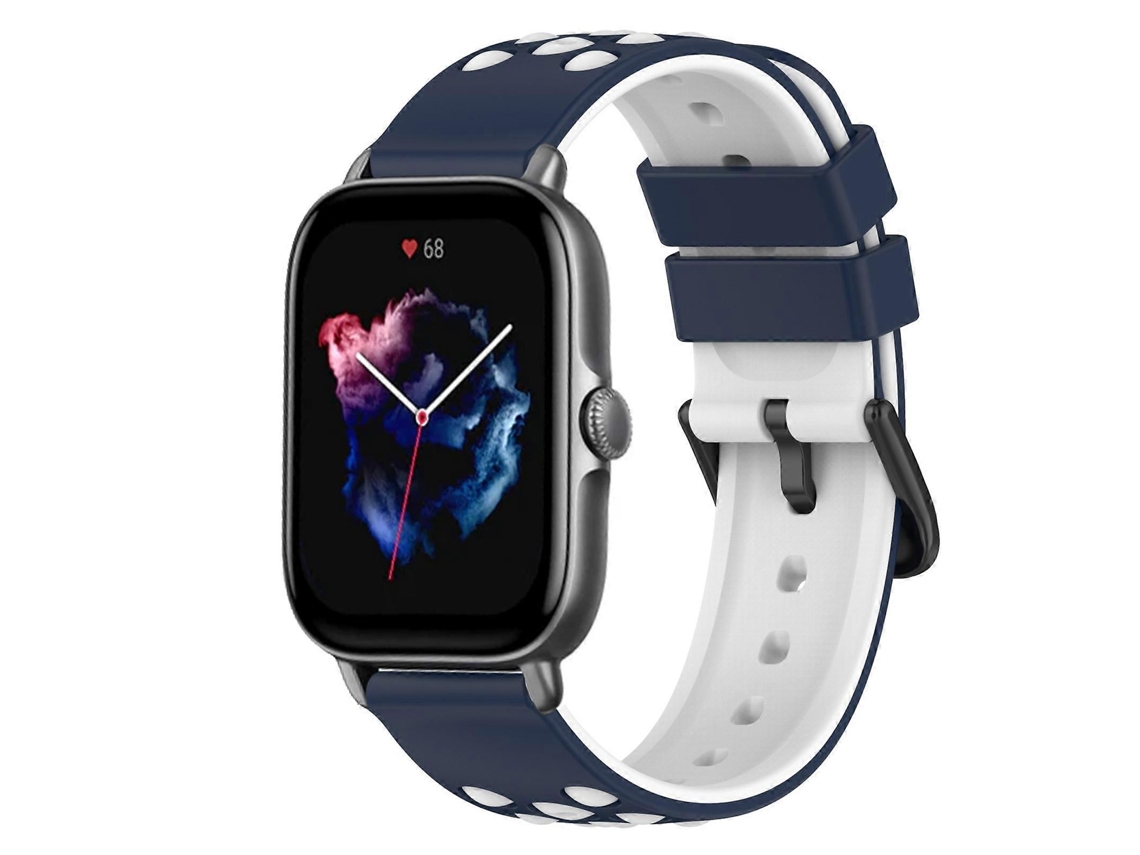 Pulseira De Silicone Bicolor De 20 Mm Para Amazfit Gts 3