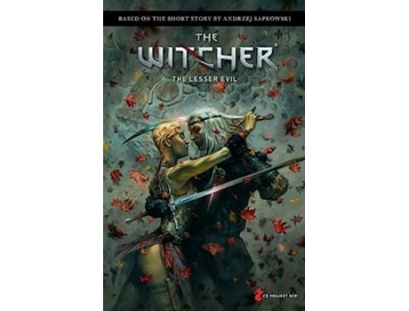 Livro Andrzej Sapkowskis The Witcher The Lesser Evil de Jacek Rembis (Inglês - Capa Dura)