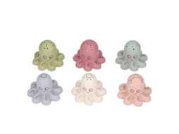 Primerox brinquedo Educativo de Copo de Empilhamento Polvo para Banho Infantil 6 Meses+