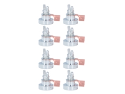 Laxiscreed Grampos De Aterramento Para Solda, Pack De 8, Metal, Portátil E Ideal Para Soldadores