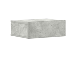 Floating Nightstand, Floating Nightstands Vidaxl Cinzeto Madeira Processada (n/a)