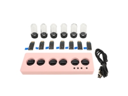 Tubular Clock Kit LAXISCREED (wireless Control, Rgb Backlight Desktop Decor)