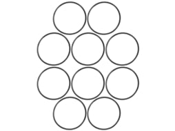 Suportes Adesivos Para Abraçadeiras De Cabos 20x20 Mm, Transparentes, Com Cola Amarela, 100 Unidades,s A Raios Uv,
