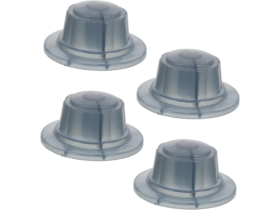 4 Tampas de Plástico para Porcas Ventilador. Fácil Instalação. Compatível com Ventiladores Elétricos CHABERLU