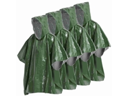 4 Ponchos Emergência Impermeáveis Sobrevivência Camping